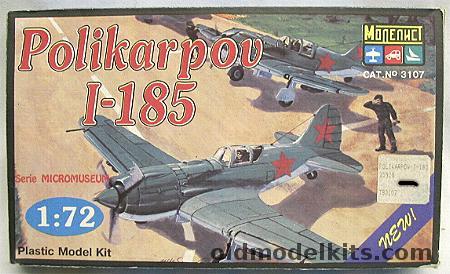 Maquette 1/72 Polikarpov I-185, 3107 plastic model kit